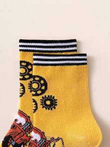 Disney 10/5 正品汽车圣诞儿童袜，新年加厚礼物袜，男童冬季袜，卡通汽车圣诞新年动画袜，男童袜，家居袜，创意礼物袜，儿童袜