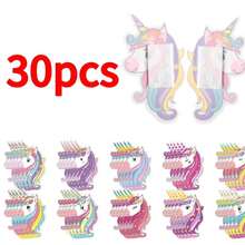 10/20/30 pezzi Cerotti a tema unicorno con 10 disegni, cerotti per ferite a tema cartone animato, preferiti dai bambini, cerotti protettivi colorati e divertenti a tema cartone animato, per graffi e cadute dei bambini, emostasi rapida, essenziali per uso domestico e all'aperto