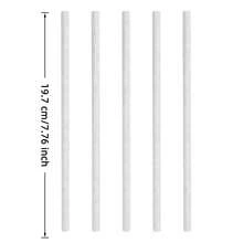 Black,White And Khaki Paper Straws(50 Pcs), Disposable Drinking Straws Bulk For Halloween Party Supplies, Birthday, Wedding, Bridal/Baby Shower And Holiday Christmas Celebrations