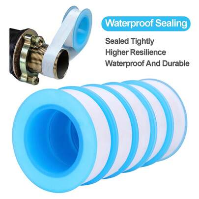 1/5/10pcs PTFE Tape For Pipe Sealing, Waterproof Tape, Thread Sealing Tape, Shower Headipe Tape, White