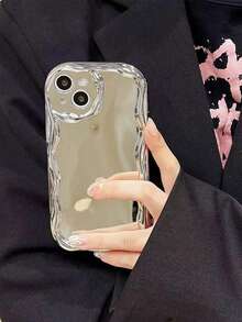 Ốp lưng điện thoại tối giản màu bạc ánh gương, mạ điện, chất liệu dày dặn, chống rơi vỡ, tương thích với iPhone 17/17 Pro Max/16/11, 16 Pro Max, 13, 11, 12, 13, 14, 16, 15, 7, XS, 16 Plus, 16 Pro Max. Quà tặng sinh nhật mùa xuân. - Nhiều màu - Xem 6