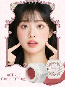 COLORROSE Phấn má dạng kem, dùng được cả má và môi, kèm cọ tán màu, kết cấu mềm mịn như bánh pudding gạo nếp, son môi lì mịn như nhung, lên màu chuẩn, lâu trôi, nhẹ nhàng, son môi dạng lỏng, mượt mà, bền màu, trang điểm hàng ngày. - CR765 - Xem 3