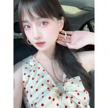 1 Pair Exquisite Crystal Inlaid Pearl Earrings With Premium Wrapped Setting Western Style Luxury Design Sparkling Colorful Gems Hypoallergenic Materials Comfortable For Daily Wear Perfect For Romantic Dinners Party Events Formal Engagements And Special Gatherings Ideal Gift For Valentine's Day Anniversaries And Celebrations