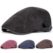 1pc Men's Solid Color Adjustable Beret Hat, Fashionable Outdoor Casual Cap Suitable For Autumn/Winter, Street, Business, Party - one-size - View 8