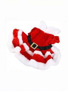 Disfraz navideño para perros, ropa suave y cálida de manga corta para mascotas, traje navideño para perros y gatos