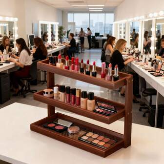 万圣节派对化妆品展示架，化妆品储物架