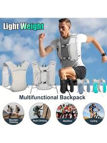 1PC Women's Lightweight Hydration Backpack - All-In-One Running/Hiking/Cycling Pack For Marathon & Outdoor Sports, Specialized Storage + Phone Pocket, 4 Color Options - Multicolor - View 8