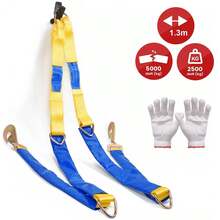 Winching Assistance Straps Webbing Winch Brother 5000KG 5T Vehicle Recovery Tool - Multicolor - View 1