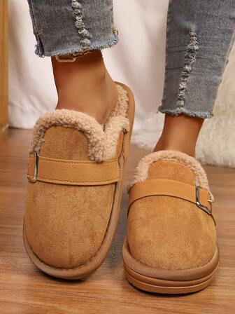 Fuzzy Clogs - Women's Winter Slippers With Plush Lining & Fur Collar, Ultra Cozy Birkensocks For Indoor/Outdoor