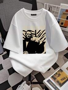 180g pure Cotton Lost in Translation T Shirt Movie Vintage Midcentury Retro Soft designer clothes Versatile graphic Comfortable Stretched streetwear female Slightly Stylish Summer Breathable T-Shirt For Women Casual Top For Everyday Wear women Casual - Blanco - Ver 2
