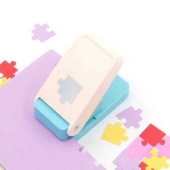 1pc Puzzle Embossing Machine, Labor-Saving And Diversified Embossing Machine, Handmade, Puzzle Making Punching Machine (Shell Color Random) Can Be Used To Make Puzzles