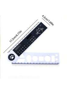 Miniature And Multifunctional Calculator, Solar-Powered, With Rotating Ruler And Straight Edge, Ideal For Students And Office Workers Seeking Simple And Lovely Designs,Back To School - Multicolor - View 10
