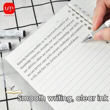 3/6 unidades Bolígrafos de gel negros - Experiencia de escritura suave Útiles escolares/de oficina para escritura creativa - Perfectos para estudiantes, maestros y profesionales que vuelven a la escuela - Negro - Ver 4