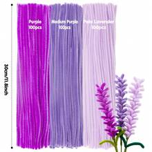 【300/472支装粗花枝套装】300/472支扭花棒，附带教学视频，包含300根扭花棒、150根黄色花蕊、20根花枝、1卷胶带和1个教学视频，足以满足任何手工项目的需求。适合初学者，也是节日礼物、派对装饰或感恩节礼物的完美之选。 - 彩色 - 查看 30