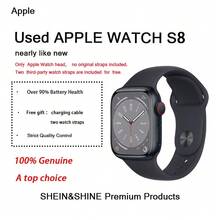 Used Apple watch Series 8 GPS 45mm ，nearly like new，Free gift：charging cable，two watch straps - 午夜色 - 查看 6