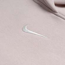 Nike Women's Thermal Lined Hoodie, Casual Daily Wear & Sportswear, Minimalist & Comfortable Pullover - Sail White/Siltstone Red - View 5