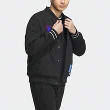 Adidas Unisex Sportswear/Baseball Jacket/Casual Stand-Collar Jacket/Top - Black - View 2