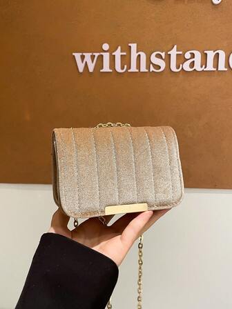 2025 New Fashion Versatile Solid Color Velvet Mini Shoulder Bag