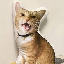 1pc Customized Photo Throw Pillow, Double-Sided High Definition Printing, Designed For Commemorating People Or Pets, Modern Style, Machine Washable, Digital Printing, Ideal Gift For All Seasons, Comfortable, Suitable For Birthday, Father's Day, Graduation, Christmas, Wedding And More, Multipurpose, Reusable, Decorative, Elegant, Cute, Vibrant Colors - Upload Pictures to Customize Pillows - View 5