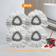 1/2/3/5 pezzi Ricambi per mocio, adatti per mocio rotanti, ricariche in microfibra super, compatibili con mocio triangolari girevoli a 360 gradi, facile pulizia per pavimenti domestici, forniture per la pulizia dei pavimenti di casa - Multicolore - Visualizzare 17