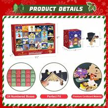 Calendario puzzle di 24 giorni di Natale per adulti