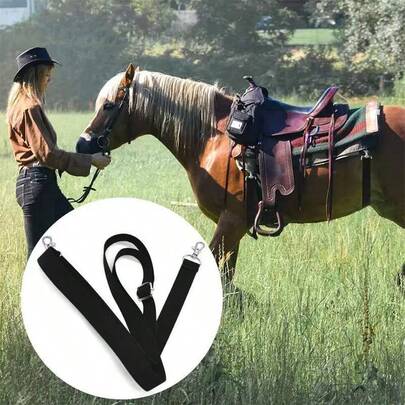 Cinta estabilizadora elástica ajustável para sela de cavalo, cinta de fixação antiderrapante para manta de cavalo, suprimentos equestres
