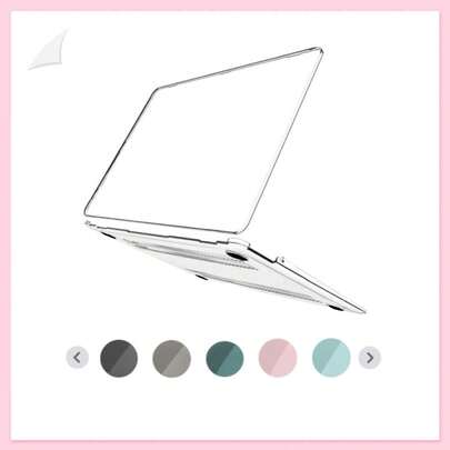 Transparent Macbook Case Compatible With MacBook Air Pro,13/14/15 Inch Computer Case Plastic Hard Case Shell Laptop Cover,A2485 A2442 A1466 A1369 M2,2pcs/set