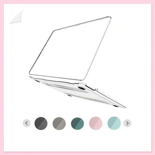Transparent Macbook Case Compatible With MacBook Air Pro,13/14/15 Inch Computer Case Plastic Hard Case Shell Laptop Cover,A2485 A2442 A1466 A1369 M2,2pcs/set