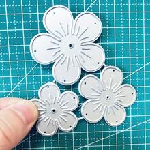 2Pcs Flower Petals Dies Cuts For Card Making, Cutting Dies, Metal Die Cutting Mold, Scrapbooking Dies, DIY Etched Embossing Stencil For Craft