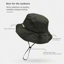 New Summer Quick-Drying Bucket Hat For Men And Women, With Drawstring Adjustment, Lightweight And Breathable, A Must-Have Outdoor Sun Hat For Hiking And Fishing. It Is Lightweight And Breathable, Suitable For Outdoor Hiking, Mountaineering, Fishing, Picnics, And Suitable For Halloween, Christmas And Other Festivals.