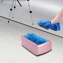 WUPYI Automatic Shoe Covers Dispenser, Shoe Cover Machine, Home Shoe Covers Machine Made Of Premium ABS, Stainless Steel, And PVC With A Precision Injection Molding And Baking Paint Process  Purple - Purple - View 5