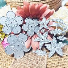2Pcs Flower Petals Dies Cuts For Card Making, Cutting Dies, Metal Die Cutting Mold, Scrapbooking Dies, DIY Etched Embossing Stencil For Craft