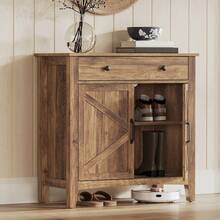 VASAGLE Storage Cabinets - Brown - View 1