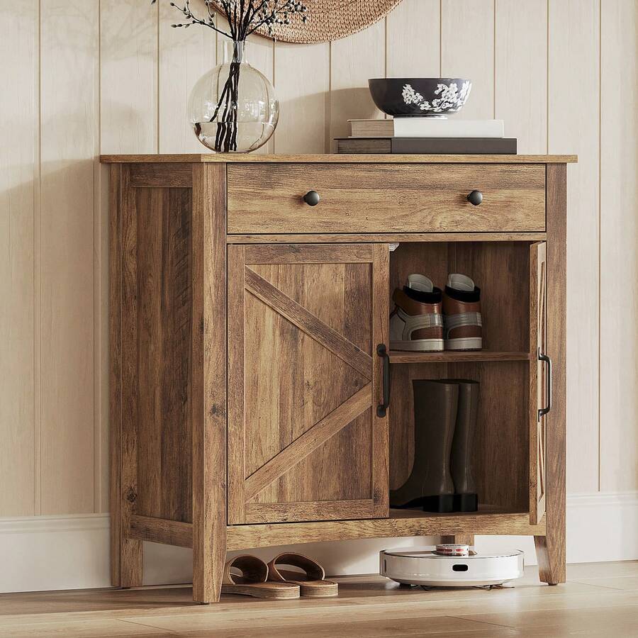 VASAGLE Storage Cabinets - Brown - View 1