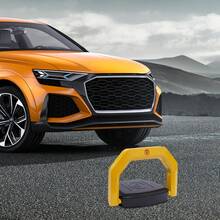 Remote Control Parking Lock - IP67 Waterproof, 98ft Control Range, 2-3 Tons Load Capacity With Automatic Alarm & 180° Anti-Collision (Yellow, 2 Remotes & Keys Included) - Yellow - View 4