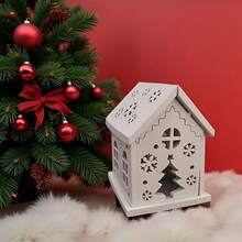 3D 圣诞房屋模具，圣诞树星心房屋模具，用于蜡烛蜡树脂 DIY 工艺品家居装饰圣诞装饰