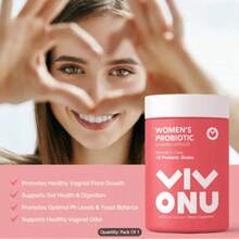 Vivonu Women's Probiotic Supports Women's Health  (60 Capsules/1 Packet), Free Shipping, For Women, Daily Care, Probióticos Originales - No flavor - 查看 8