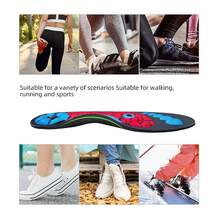 1 Pair Upgraded Purple Acupressure Insoles, Foot Massage Pad, Comfortable Walking Insoles, Foot Massage Insoles, Foot Yoga Acupressure Insoles, Training Accessories, Suitable For Sports, Fitness, And Walking - Purple - View 3