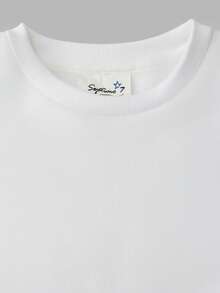 1 pièce Sweat-shirt col rond en polaire à imprimé léopard New York, cadeau d'anniversaire parfait, cadeau de fête pour les femmes à la mode, tenue décontractée - Blanc - Voir 4