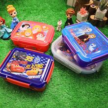 Disney Frozen Series Lunch Boxes,  Princess Stainless Steel Material Lunch Boxes, Pink And Blue Cute Cartoon Pattern Lunch Boxes, Suitable For Camping Lunch Boxes, Office, Gift Giving, Christmas, Valentine's Day, And New Year Gifts - Multicolor - View 2