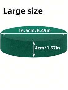 8 cm Mousse florale ronde verte de haute qualité, mousse pour arrangement floral réutilisable, argile florale absorbant l'eau, convenant aux bouquets humides et secs. Parfait pour les mariages, les demandes en mariage, les fêtes, les anniversaires, les jardins, la décoration de la maison et la décoration de la Saint-Valentin. Pour la décoration centrale de table de fête, les arrangements de fleurs fraîches et artificielles, les cadeaux de festival DIY et l'art floral DIY.