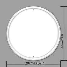 2D Flat - 1pc Vintage Goddess Durga Riding Lion Metal Wall Art - 8x8 Inch Round Plaque, Intricate Deity Decor, Suitable For Living Room, Bedroom, Yoga Studio, Meditation Room, Office, Indoor Outdoor Decoration | Elegant Design | Exquisite Craftsmanship, Home Decor, Hole Size As Per Dimension Image