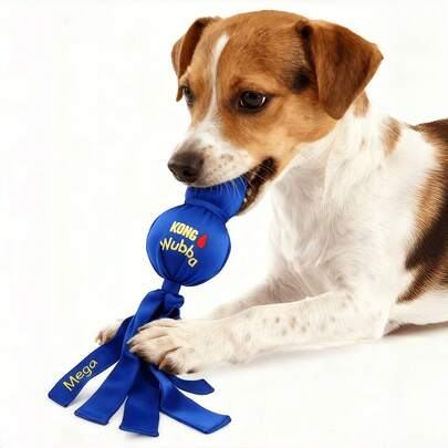 Indestructible Chew & Tug Rope Toy With Ball, Dual-Stitched Strengthened Teeth Cleaning Spine, Machine Washable Aggressive Chewing Toy For Large Breed Dogs, Pitbulls And Puppies - Christmas, Birthday, Easter Gift, Pet Lover's Gift