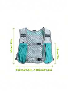 1PC Women's Lightweight Hydration Backpack - All-In-One Running/Hiking/Cycling Pack For Marathon & Outdoor Sports, Specialized Storage + Phone Pocket, 4 Color Options - Multicolor - View 12
