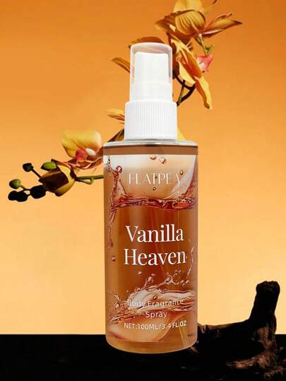 1pc 100ml Vanilla Scented Mist, Air Freshener, Odor Eliminator, Summer Perfume Spray, Fashionable Accessory, Hotel & Home Decor, Wedding, Travel, Holiday, Christmas, Thanksgiving, Gift