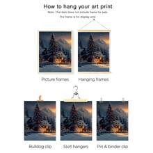 3 Stück/Set Leinwandkunst-Kollektion Schneeberg-Dorf, hochauflösende Drucke, geeignet für Heim-Dekoration, Zimmer-Dekoration, Schlafzimmer-Dekoration, Wohnzimmer-Dekoration, Badezimmer-Dekoration, Wanddekoration, wahlweise mit Rahmen - Verschiedenfarbig - Übersicht 7