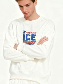 Frozen-Kristoff-&-Sven's-Ice-Harvesting-And-Delivery Long-Sleeve Sweatshirt - 白色 - 查看 4