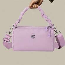 Bolso bandolera impermeable para mujer, moderno, de gran capacidad, con múltiples bolsillos, ideal para el día a día. - Morado - Ver 3
