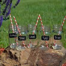 Home Office Organization Label Sticker Kit:  36 Pcs  Write-On Stickers/With A Marker/Value Pack Of Adhesive Labels For Sorting,  School Supplies & Storage ,Used For Writing The Shelf Life Of Chemicals And Labels Of Seasoning Bottles - 36PCS(Black)+Pen - View 11