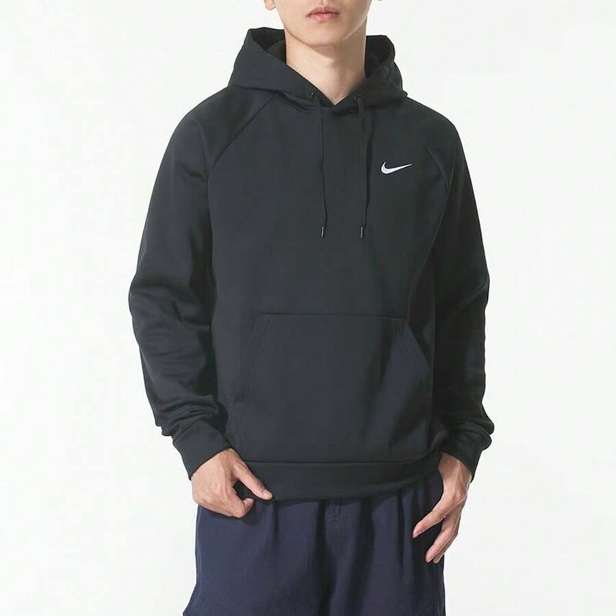 Nike 男士 AS M NK TF GFX FLC PO HD GCEL 针织卫衣 IO7833-010 - 黑色 - 查看 1
